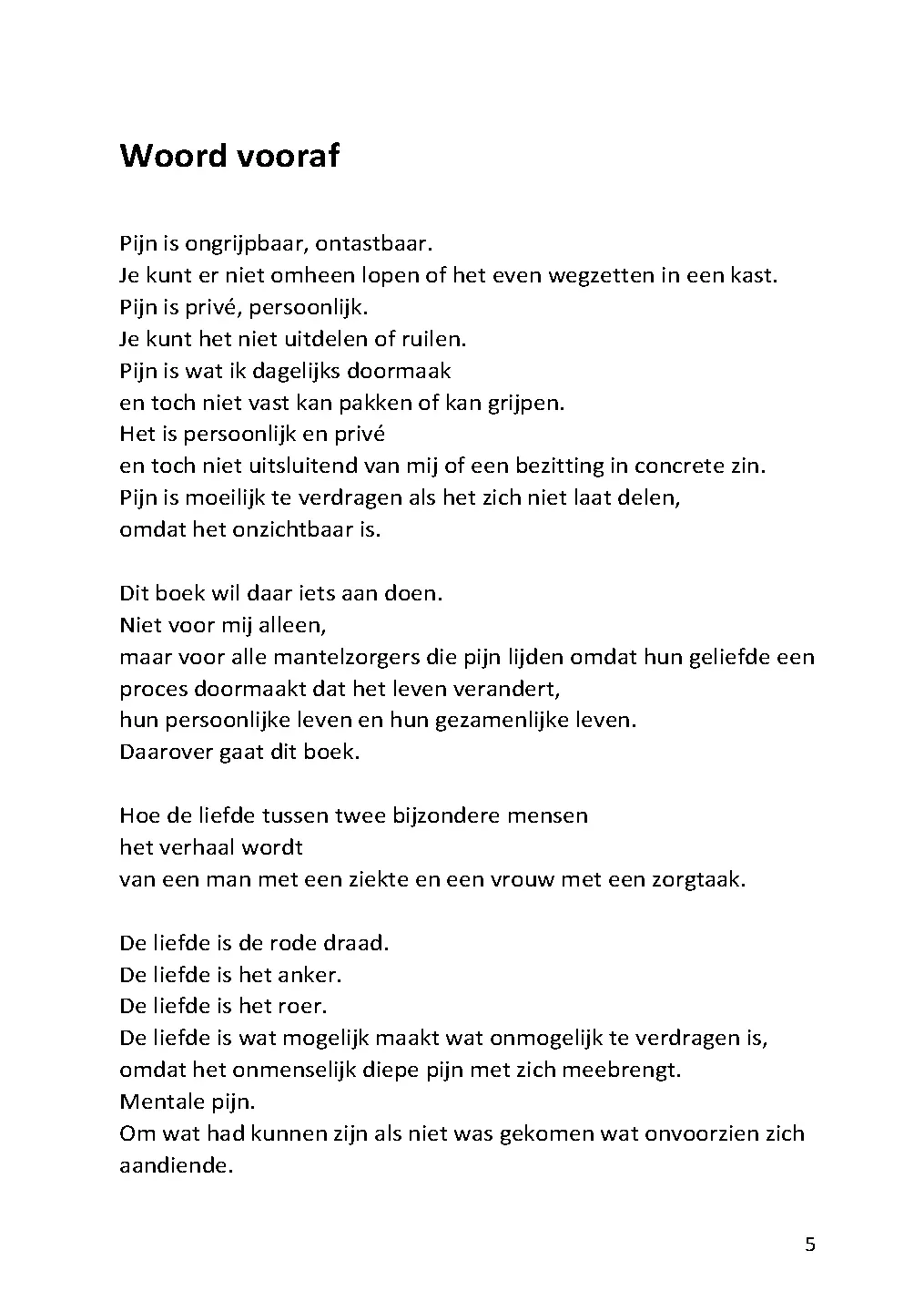 Voorbeeld pagina