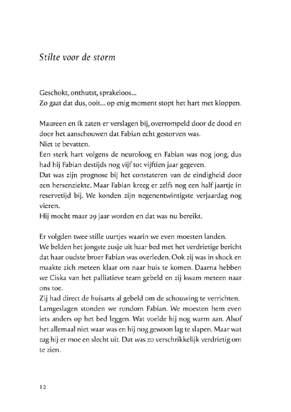 Voorbeeld pagina