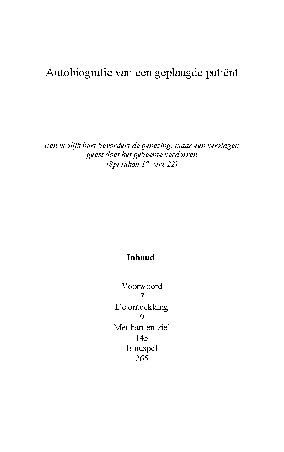 Voorbeeld pagina