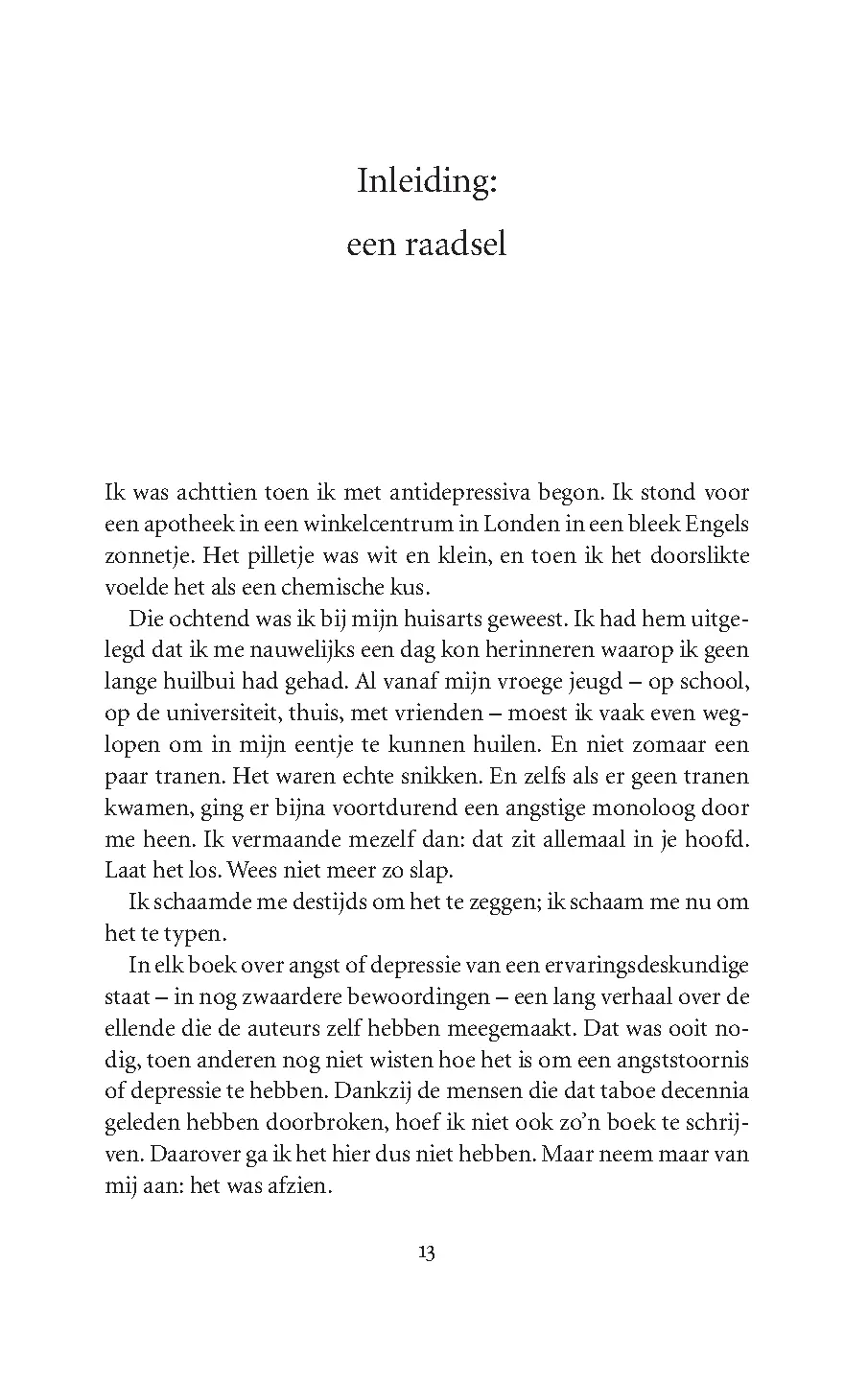 Voorbeeld pagina