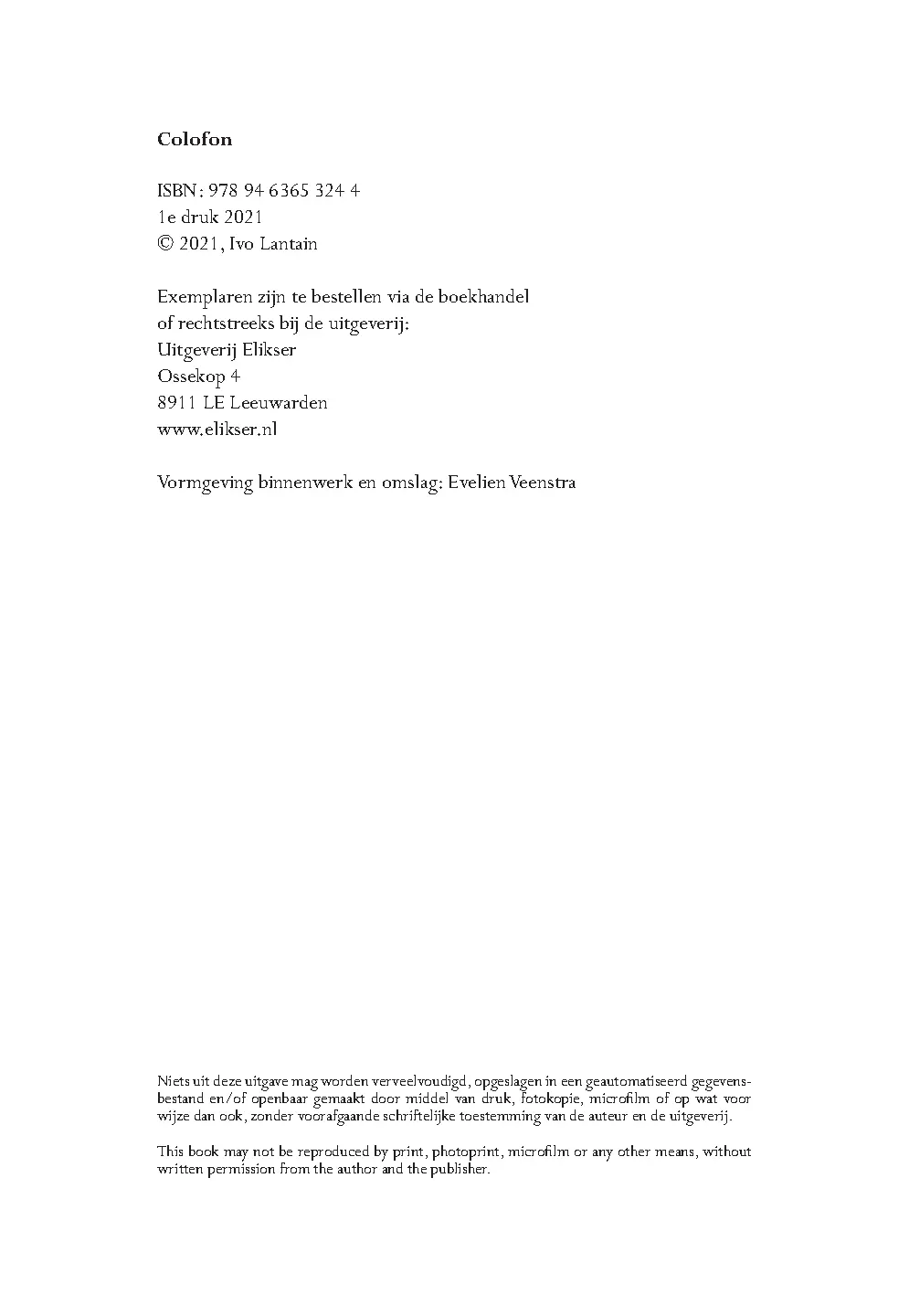 Voorbeeld pagina